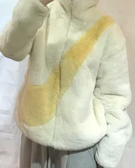 ナイキ ビックスウォッシュ 白 フリース ジャケット