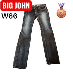 vintage y2k big john big washing ブラックデニム - メルカリ