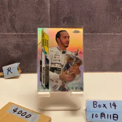 2020 Topps Chrome Lewis Hamilton Mercedes-AMG Petronas Formula One Team Grand Prix Winner Refractor カード