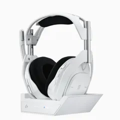 Logicool G ゲーミングヘッドセット ASTRO A50 X LIGHTSPEED A50X-WH ワイヤレス ヘッドセット + ベースステーション Bluetooth
