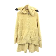 gelato pique ジェラートピケ ピカチュウパーカ＆ショートパンツセット M ポケモンスリープ ルームウェア PMNT234996   イエロー  / 240002231853