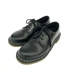 Dr.Martens ドクターマーチン 3ホールレザーシューズ/1461　WS 表記サイズ:UK6 ホワイトステッチ    ブラック レディース / 243001003210