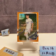 2020 Topps Chrome Federico Valverde 09/25 Real Madrid CF Orange Mojo Refractor カード