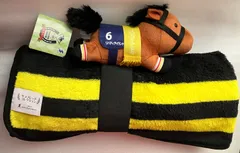 e++サラブレッドコレクション++　リバティアイランド　第28回秋華賞　ぬいぐるみ付き　ブランケット