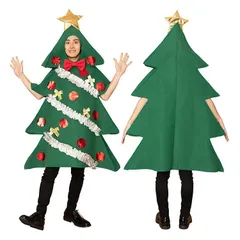 男女兼用 スーパーツリーマン風 ツリー クリスマスツリー ツリー 着ぐるみ きぐるみ 全身 クリスマス コスチューム 男性 メンズ 大きいサイズ クリスマス コスプレ衣装 クリスマスコスチューム コスプレ 仮装 衣装 サンタコスプレ コス サンタ