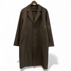 美品 UNIQLO ユニクロ ウールブレンドチェスターコート サイズM ブラウン 茶  NO 312-411340-84-12 ハーフコート シングル 3B シングル オーバーサイズ シンプル 無地 メンズ 秋 ゴーゴー古着マルイ草加店2400