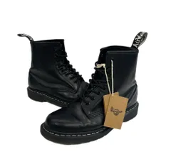 ドクターマーチン Dr.Martens 8ホールブーツ ホワイトステッチ 24758 メンズ靴 ブーツ その他 ブラック UK7 101sh-2361