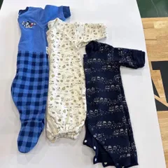 赤ちゃん 冬服 ロンパース 3点セット サイズ50-60 カバーオール