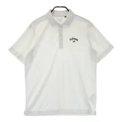 サイズ：L CALLAWAY キャロウェイ  半袖ポロシャツ 総柄 ホワイト系 [240101548228] ゴルフウェア メンズ ストスト