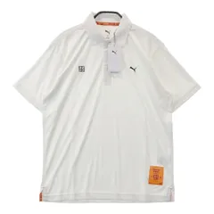 サイズ：M PUMA GOLF プーマゴルフ 2025年モデル ×FFTK ビッグ レーベル コラボ 熊谷隆志 半袖ポロシャツ  ホワイト系 [240101555431] ゴルフウェア メンズ ストスト