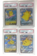 ＜連番＞なみのりピカチュウ・そらをとぶピカチュウ　S8a【25th ANNIVERSARY COLLECTION】　PSA10