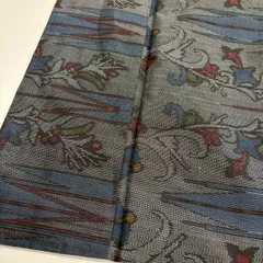 本場大島紬 横双 唐草 素敵な絣柄 正絹 着物 MK-980