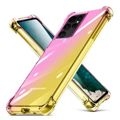 新品 Galaxy S21 Ultra ケース tpu 耐衝撃 クリア透明 スリム 薄型 シリコン 指紋防止 米軍MIL規格取得 S21 Ultra カバー 衝撃吸収 滑り止め カメラ保護 携帯カバー ワイヤレス 充電対応 おしゃれ 黄変防止 防塵 携帯カバー