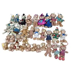 186001 現状品 Disney ディズニー 東京ディズニーリゾート ぬいぐるみバッジ ダッフィー・シェリーメイ・ジェラトーニ 34点まとめ