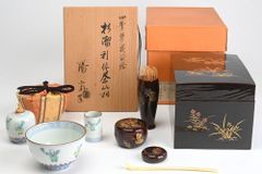 茶道具 草花文蒔絵茶箱 - メルカリ