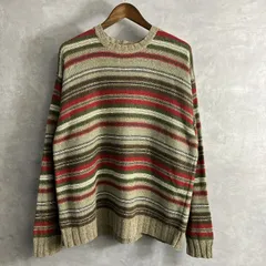 90‘s J.CREW ボーダー リネン＆コットン セーター