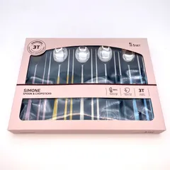 ゴールデンベル スプーン＆箸 5組セット ステンレス カトラリーセット 韓国食器 コストコ