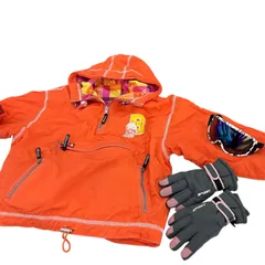 186000 現状品 ellesse エレッセ スキーウェア・ゴーグル・手袋セット レディース