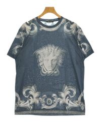 美品✨GUCCI グッチ ペイズリー柄 Tシャツ エンブレム ネイビー 