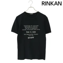 ラフシモンズ サイズ:46  05SS 英字プリントTシャツ 中古 BS99 ラフシモンズ 05SS 英字プリントTシャツ メンズ 46 ※12/28～1/6 発送