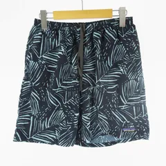 パタゴニア Patagonia STY58034SP19 バギーズ ロング 7インチ ショーツ ハーフ ショートパンツ 総柄 ネイビー ブルー S ボトムス 