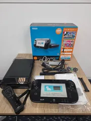 Nintendo Wii U 32GB プレミアムセット kuro 本体 通電確認済み 箱付き