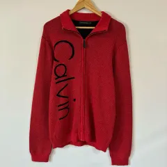 1371 Calvin Klein カルバン・クライン ニット ジップアップ