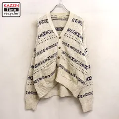 90s USA製 vintage L.L.Bean コットン ニットカーディガン メンズ 表記XLサイズ