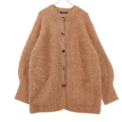 JEANASiS ジーナシス 長袖 ニットカーディガン F レッド系 レディース 古着