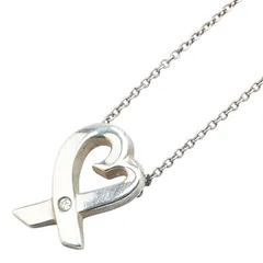 ティファニー ラビングハート 1P SV925 シルバー ダイヤモンド レディース TIFFANY&Co.【1-0190548】
