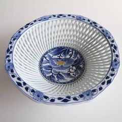 新品 有田焼 琴峰窯 菓子鉢 網目透かし - メルカリ