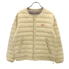 Danton ダントン インナー ダウンジャケット 36 ベージュ レディース 古着