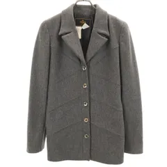 FENDI フェンディ 90s イタリア製 オールド ウールジャケット 42 グレー レディース 古着のサムネイル