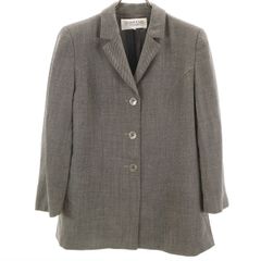☆MONDI ヴィンテージ グレンチェック柄テーラードジャケット ウール混 