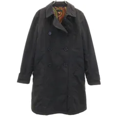 Paul Smith BLACK ポールスミス ブラック トレンチコート 40 ブラック レディース 古着