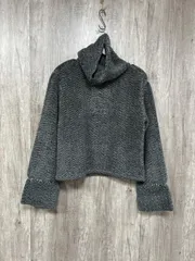 FENDI フェンディ タートルネック ニット セーター size36/黒ｘグレー  ◆■◎レディース