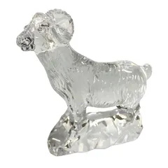 バカラ Baccarat クリスタル フィギュア 干支 未 羊 ヒツジ バカラ（Baccarat） クリスタルフィギュア ゾディアック 干支 未(羊