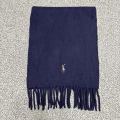 ラムウール100 ポロ ラルフローレン イタリア マフラー A