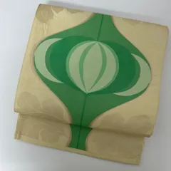 セミアンティーク袋帯 正絹 色使い良い可愛いデザイン 六通 MA-962