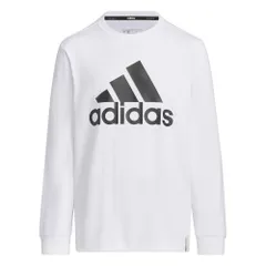 adidas(アディダス) K ESS+ BL LS Tシャツ ホワイト 120 [ホワイト] [120]