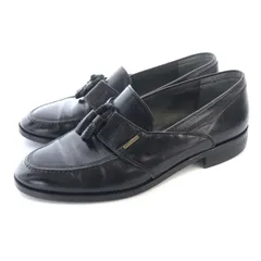 イヴサンローラン YVES SAINT LAURENT ローファー タッセル レザー 24.5cm レザー 黒 ブラック /ROのサムネイル
