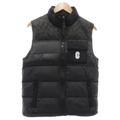 コーチ ロゴ入りダウンベスト ブラウン/ブラック COACH OUTLET｜【公式】シグネチャー ダウン ベスト | Rakuten Fashion