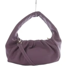 オウレンティ AULENTTI ソフトワンハンドルショルダーバッグ 2way 斜め掛け カーフレザー パープル /YO15