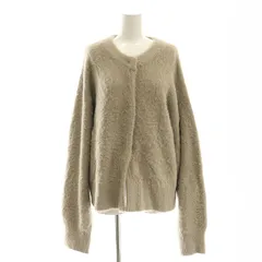 クリー コンフォルト crie conforto 24SS シャギークルーネックカーディガン ニット FREE モカベージュ /MI ■OS