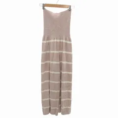 ジェラートピケ gelato pique  ホットスムーズィーボーダーロングパンツ 部屋着 パジャマ ルームウェア ナイト F ピンク 白 ホワイト PWNP205095 /FF