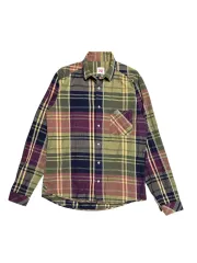 444 ラコステライブ チェックシャツ (40)(M)