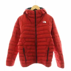 ザノースフェイス THE NORTH FACE サンダーフーディ Thunder Hoodie ダウンジャケット フード ロゴ アウター L 赤 レッド NY81811 /AN16 ■GY18 ■MT