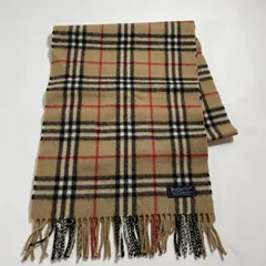 ★ Burberrys バーバリーズ マフラー ノバチェック キャメル ラムウール100% ロング丈 約160㎝ イギリス製 メンズ レディース  現状品 1.11kg