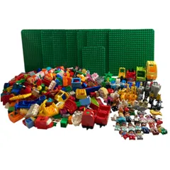 ★ まとめ商品  LEGO レゴ DUPLO デュプロ その他 まとめ商品 動物フィグ、ディズニーフィグ、基礎板 、ビンテージ 現状品 9kg