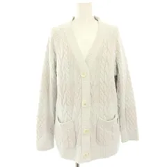 ジェラートピケ gelato pique ルームウェア 部屋着 ナイトウェア ボーダーアランカーディガン ニット 長袖 ロゴ F ライトグレー ピンク PWNT185005 /HN